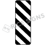 Left Stripe Black Object Marker