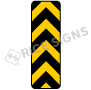 Center Stripe Yellow Object Marker