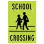 Folding Portable School Crossing - 24x36