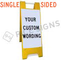Custom Folding Sign Single Sided