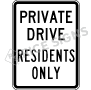 Private Drive Residents Only