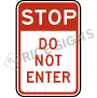 Stop Do Not Enter