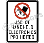 Use of Handheld Electronics Prohibited