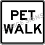 Pet Walk Signs