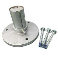 Surface Mount Breakaway Coupler for Round Sign Posts