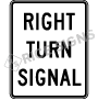 Right Turn Signal Signs