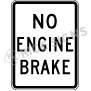No Engine Brake Signs