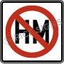 Hazardous Materials Prohibited Signs