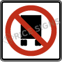 National Network Trucks Prohibited Symbol Signs