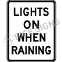 Lights On When Raining