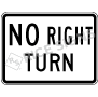 No Right Turn