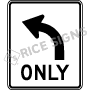 Mandatory Movement Left Signs