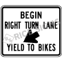 Begin Right Turn Lane Yield To Bikes