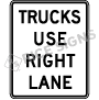 Trucks Use Right Lane