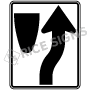 Keep Right Symbol Signs