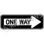 One Way (enclosed In Right Arrow) Signs
