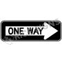 One Way (enclosed In Right Arrow)