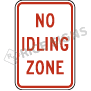 No Idling Zone