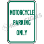 Motorcycle Parking Only