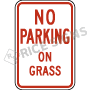No Parking On Grass
