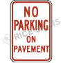 No Parking On Pavement