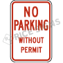 No Parking Without Permit