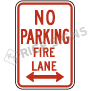 No Parking Fire Lane