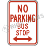 No Parking Bus Stop Signs