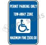 Georgia Permit Parking Only Tow Away Zone