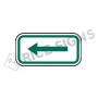 Single Arrow Green Signs