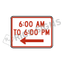 Time Restriction Signs