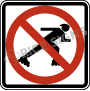 No Skating Symbol