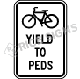 Bicycles Yield to Pedestrians