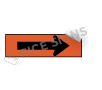 Arrow Overlay for SKU# RU4V Detour Ahead Roll-Up Sign