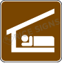Sleeping Shelter Signs