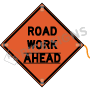 Road Work Ahead (velcro Around Ahead)