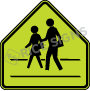 School Pedestrian Crosswalk Signs