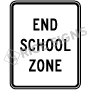 End School Zone Signs