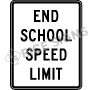End School Speed Limit Signs