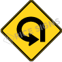 270 Degree Loop Left Signs