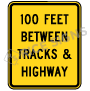 Custom Feet Between Tracks And Highway