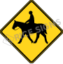 Equestrian Horseback Signs
