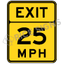 Exit Advisory Speed