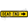 Dead End With Arrow Signs