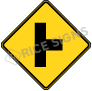 Side Road Right Signs