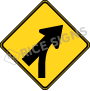 Entering Roadway Merge Signs