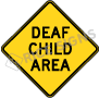 Deaf Child Area Signs