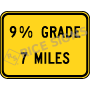 Custom Grade Custom Miles Signs