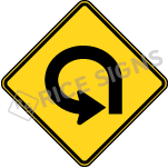 270 Degree Loop Left Sign