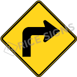 Turn Right Signs